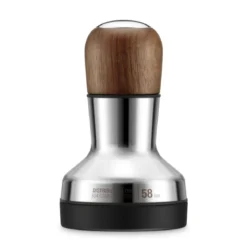 Accesorio para airear y nivelar el café molido de acero inox y madera de nogal Sage