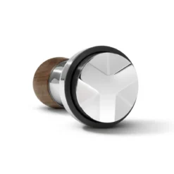 Accesorio para airear y nivelar el café molido de acero inox y madera de nogal Sage
