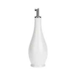 Aceitera y vinagrera ovalada de porcelana Menage La Porcellana Bianca