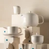 Azucarero de porcelana francesa Madeleine Revol