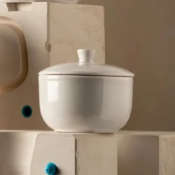 Azucarero de porcelana francesa Madeleine Revol