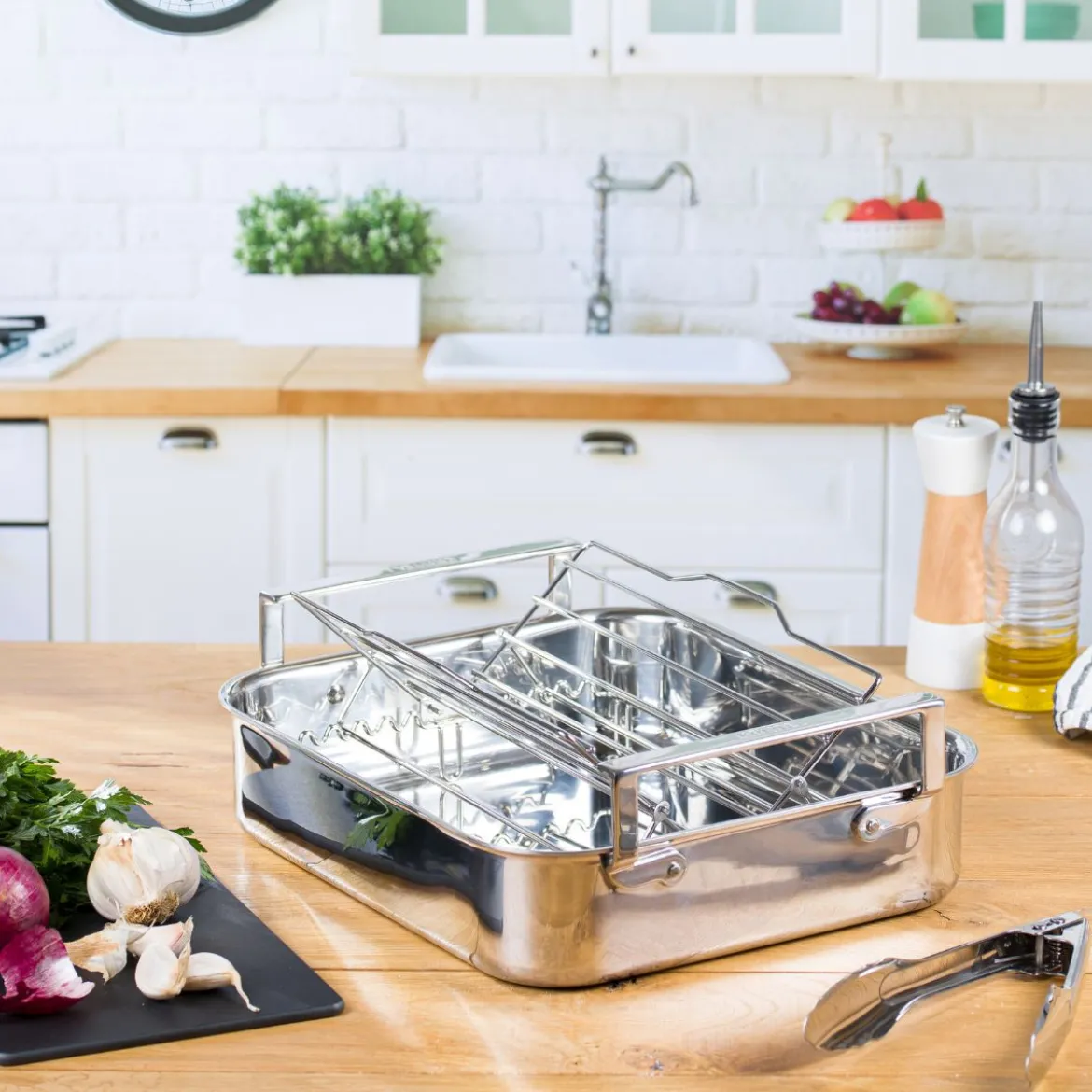 Bandeja para horno de acero inoxidable 3-Ply Cristel