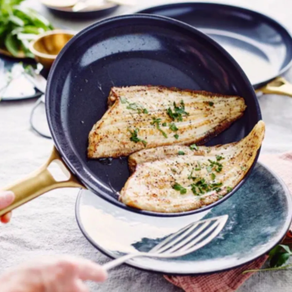 Batería de cocina cerámica 6 piezas Padova Reserve Black GreenPan