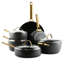 Batería de cocina cerámica 6 piezas Padova Reserve Black GreenPan