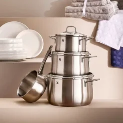 Batería de cocina de acero inox 4 y 6 piezas Brillant WMF
