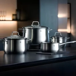 Batería de cocina de acero inox 4 y 6 piezas Brillant WMF