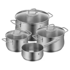 Batería de cocina de acero inox 4 y 6 piezas Brillant WMF