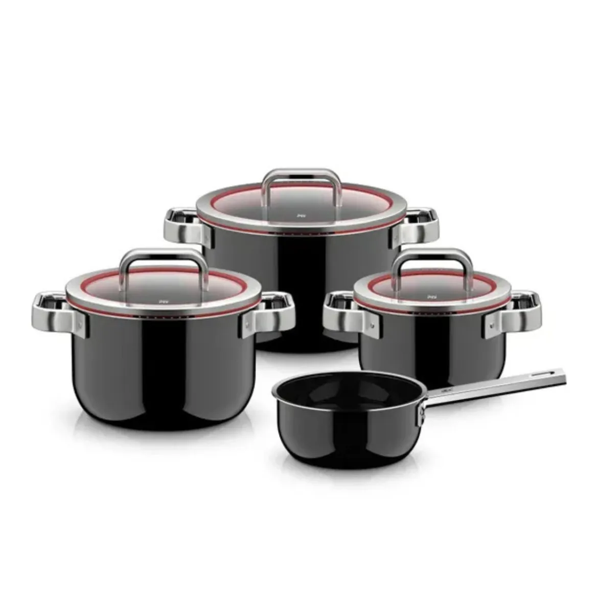 Batería de cocina de hierro 4 piezas FusionTec Function Pro Black de WMF