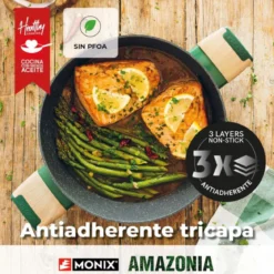 Batería de cocina 4 piezas Amazonia Monix