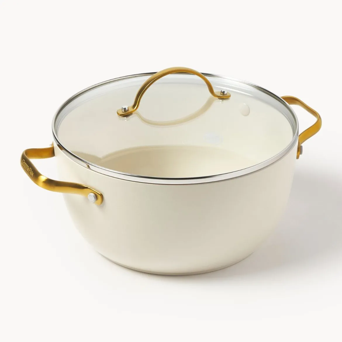 Batería de cocina 6 piezas cerámicas Padova Cream White GreenPan