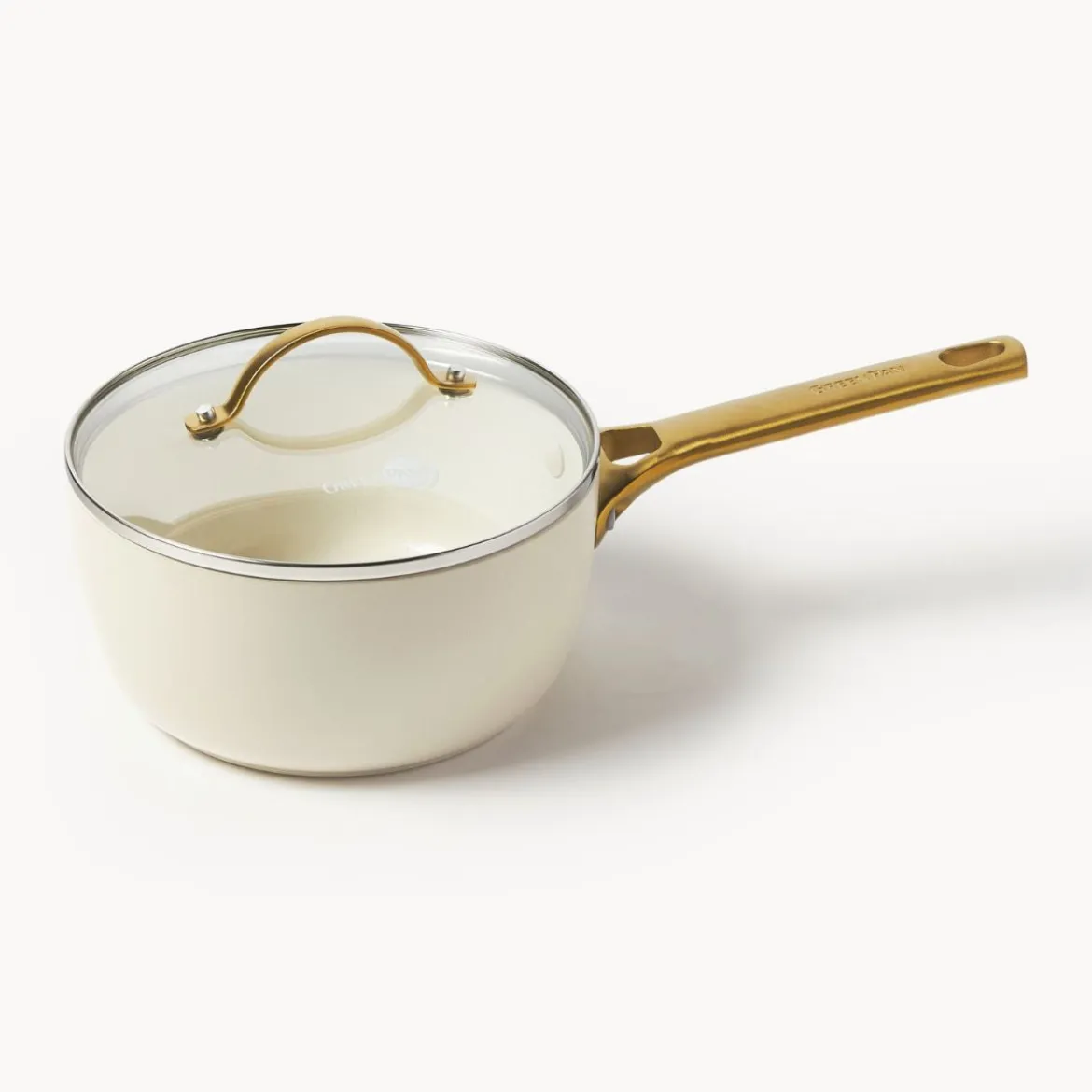 Batería de cocina 6 piezas cerámicas Padova Cream White GreenPan