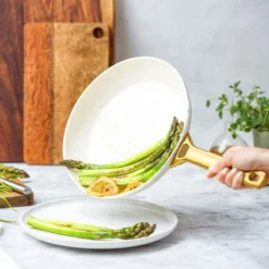 Batería de cocina 6 piezas cerámicas Padova Cream White GreenPan