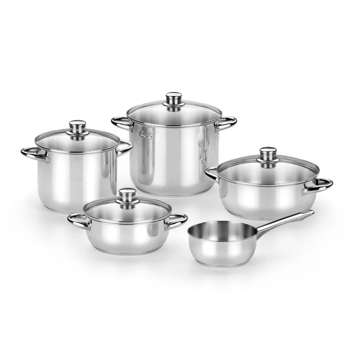 Batería de cocina 5 Piezas Optima Monix