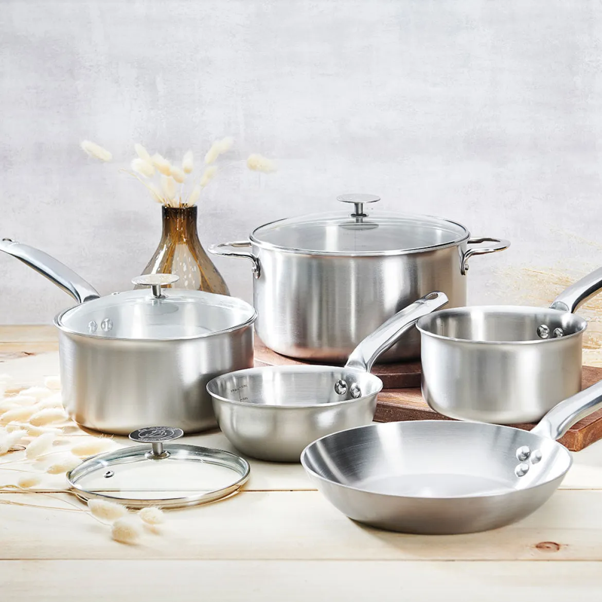 Batería de 8 piezas Alchimy De Buyer