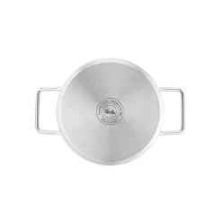 Batería 5 piezas acero inox con tapa de acero Pure Collection Fissler