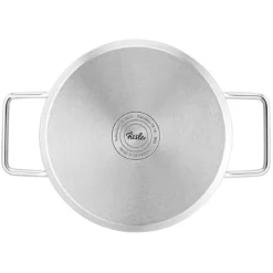 Batería 5 piezas acero inoxidable con tapa de cristal Pure Collection Fissler