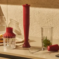 Batidora de mano con accesorios Plisse Alessi