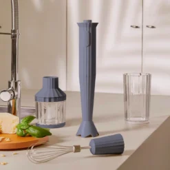 Batidora de mano con accesorios Plisse Alessi