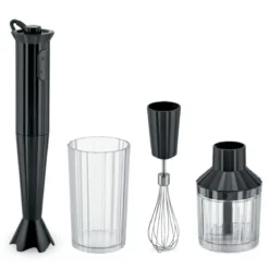 Batidora de mano con accesorios Plisse Alessi