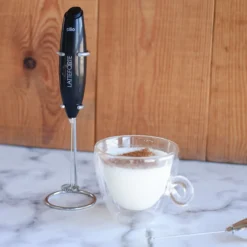 Batidor espumador para leche Cilio (con soporte)