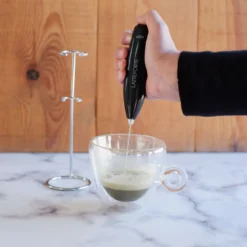 Batidor espumador para leche Cilio (con soporte)