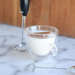 Batidor espumador para leche Cilio (con soporte)