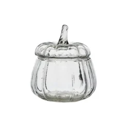 Bol de cristal con tapa Pumpkin Affari of Sweden