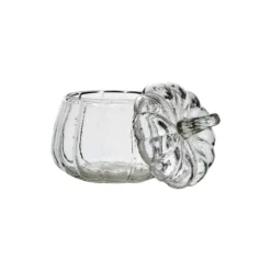 Bol de cristal con tapa Pumpkin Affari of Sweden