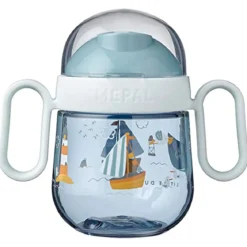 Botella con asas para bebé Mio de Mepal