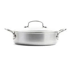 Cacerola baja cerámica con exterior acero inoxidable Premiere GreenPan
