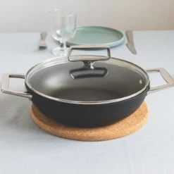 Cacerola baja cerámica con tapa Ceraliss+ Castel'Pro Cristel