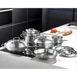 Cacerola baja 28cm de acero con tapa Original-Profi Collection® Fissler