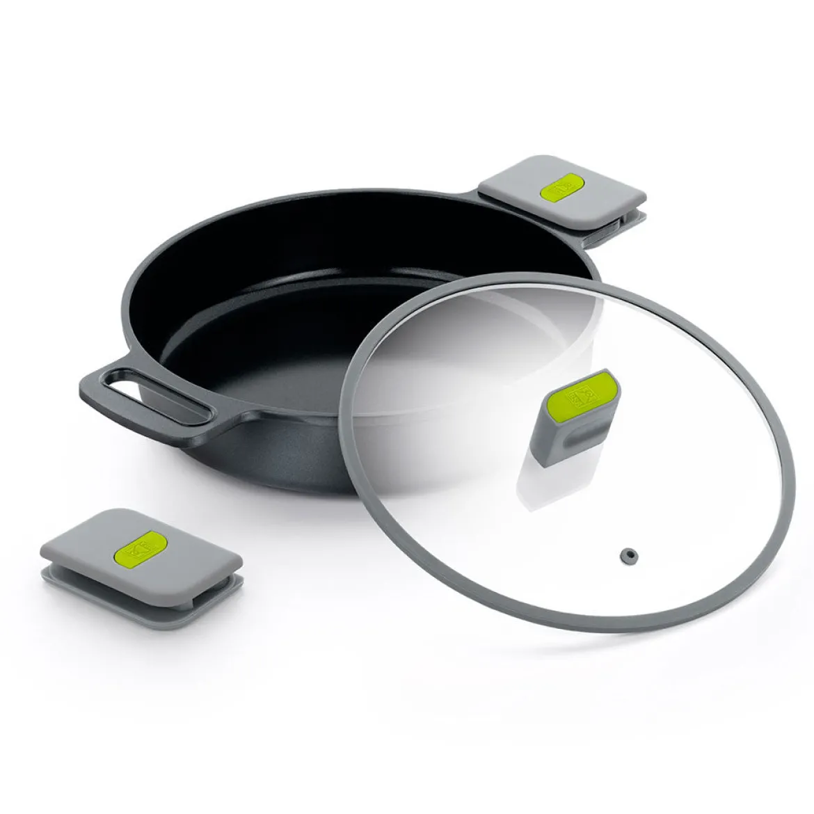 Cacerola baja con antiadherente cerámico Life BRA