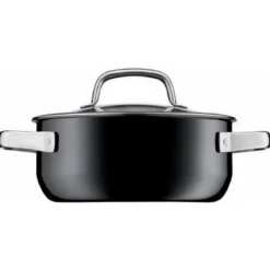 Cacerola baja de hierro FusionTec Mineral Black WMF