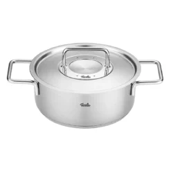 Cacerola con tapa de acero inoxidable Pure Fissler