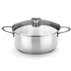 Cacerola de acero inoxidable con tapa Ancora BRA