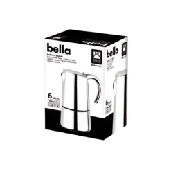 Cafetera Bra Bella de acero inoxidable