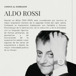 Cafetera de acero inoxidable La Conica Aldo Rossi Alessi