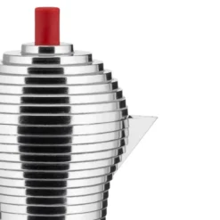 Cafetera de aluminio fundido de Michele De Lucchi Pulcina Alessi (apta inducción)
