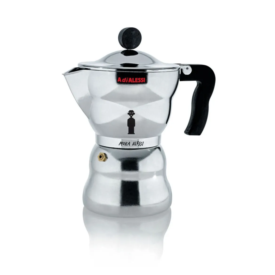 Cafetera de aluminio fundido Moka Alessi