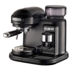 Cafetera Espresso Moderna con molinillo Ariete