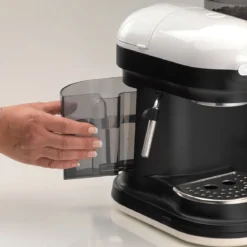 Cafetera Espresso Moderna con molinillo Ariete