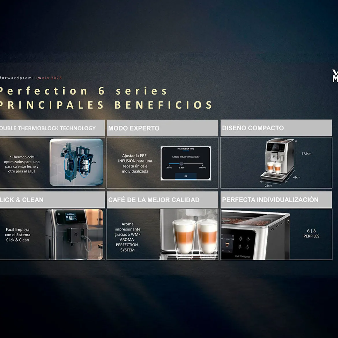 Cafetera Full Auto Perfection 840 WMF