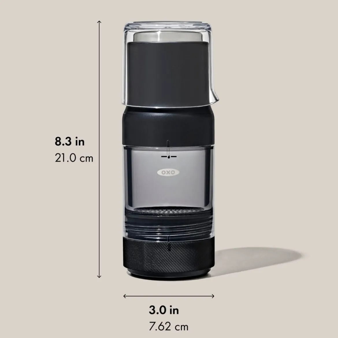 Cafetera portátil manual para café caliente y cold brew Rapid Brewer OXO