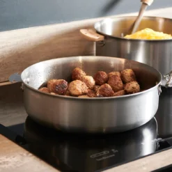 Cazo bajo acero y sauté inox Alchimy Loqy de De Buyer