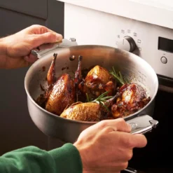 Cazo bajo acero y sauté inox Alchimy Loqy de De Buyer