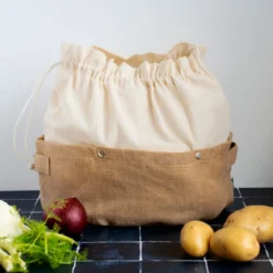 Cesta almacenamiento con bolsa extraíble de Pebbly