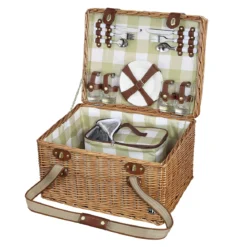 Cesta de picnic DORIO con bolsa térmica extraíble de Cilio