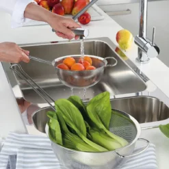 Colador acero inox con mango Deluxe Küchenprofi