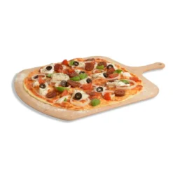 Conjunto bandeja cerámica para pizza y masas + Pala de madera Emile Henry
